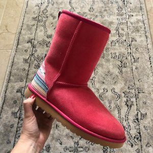 Brand New Limited Edition UGG Boots with Latin Blanket Textile Feature Size 8